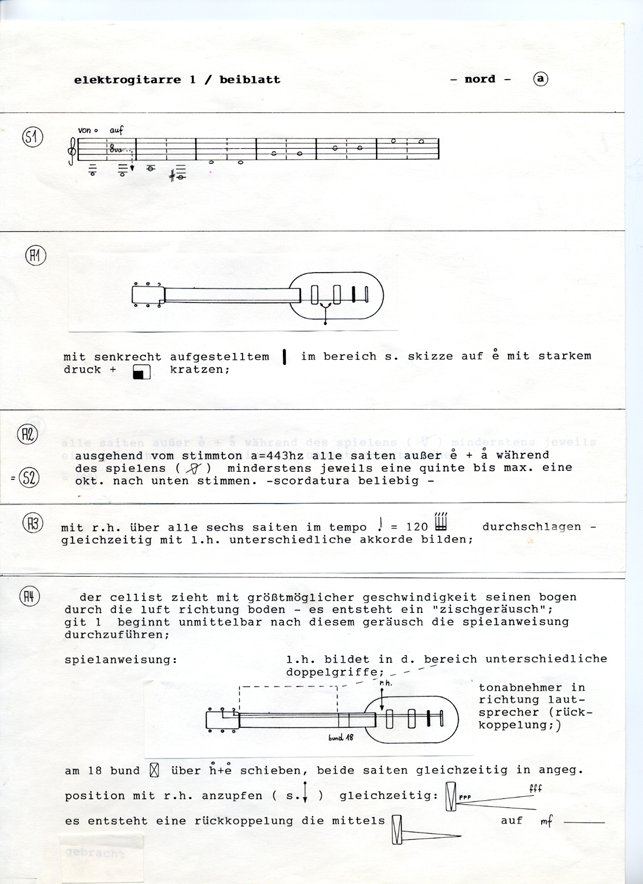 nord - supplementary sheets 