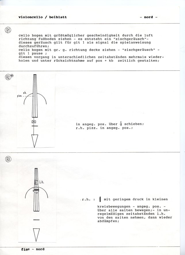 nord - supplementary sheets 