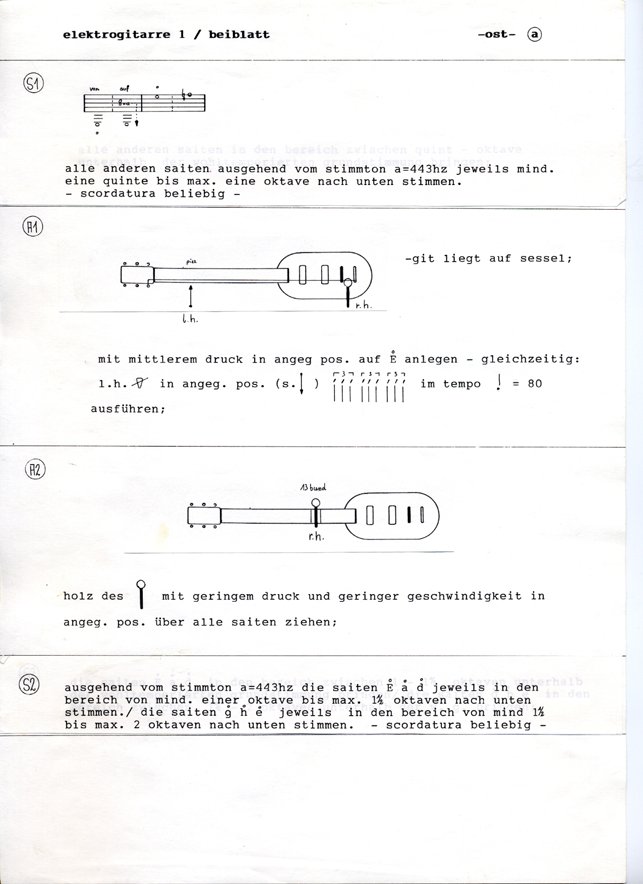 ost - supplementary sheets 